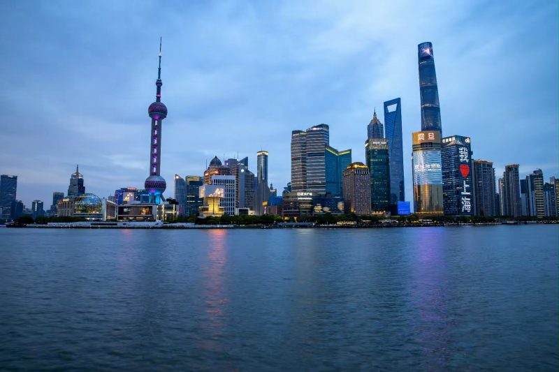 上海外滩高楼大厦延时摄影-UI素材库