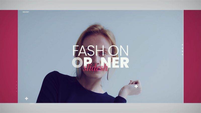 时尚开场幻灯片视频模板-UI素材库